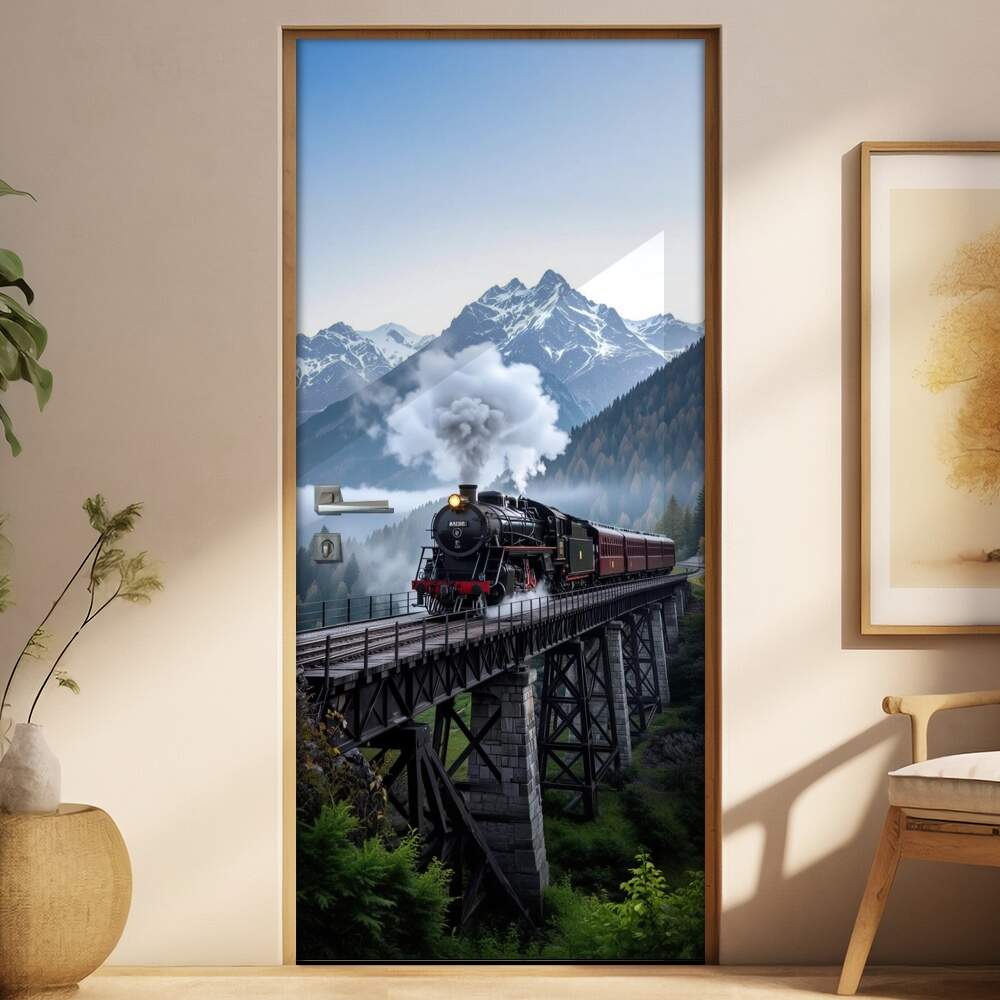 Adesivo de Porta Ferrovia