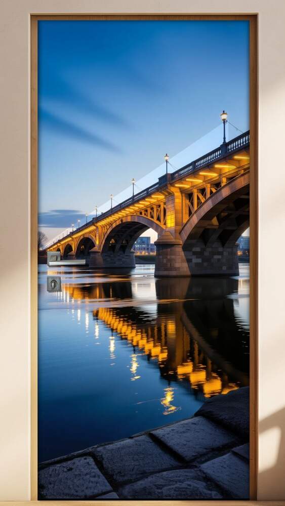 Adesivo de Porta Pontes