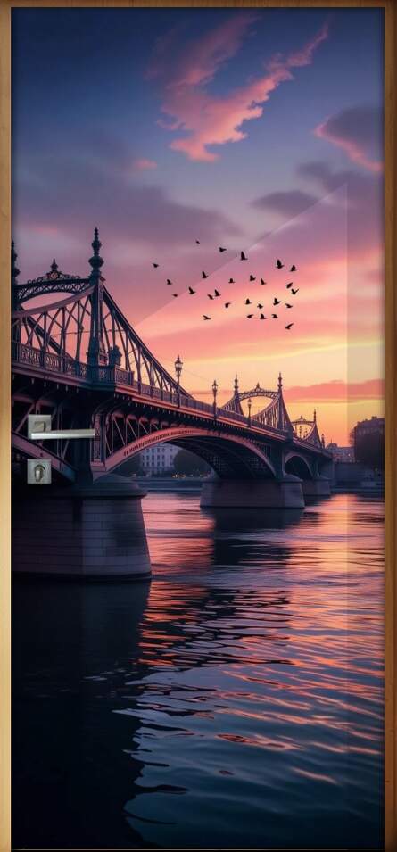 Adesivo de Porta Pontes