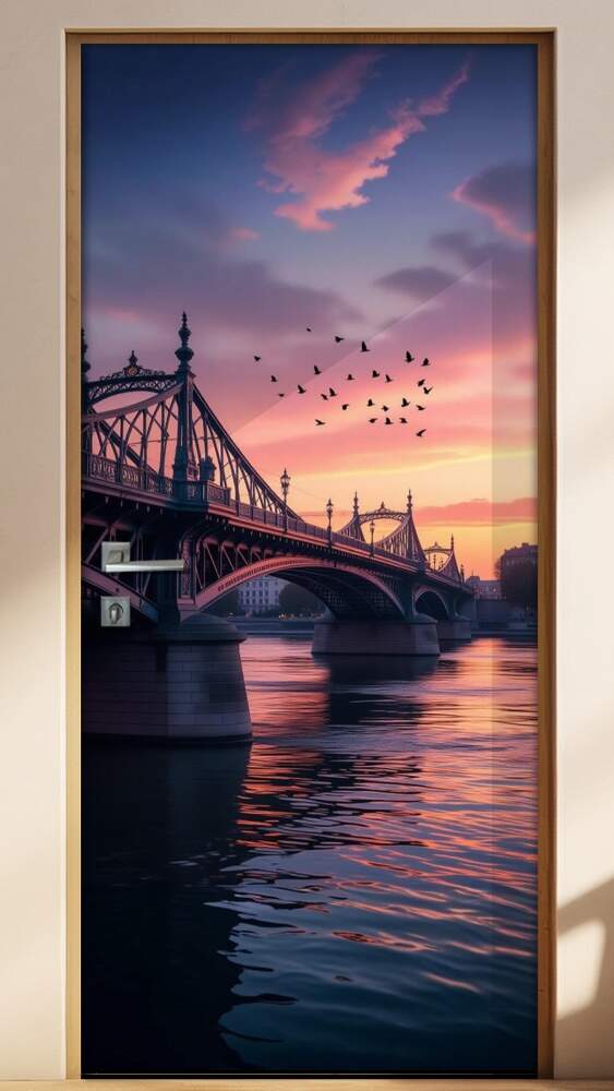 Adesivo de Porta Pontes