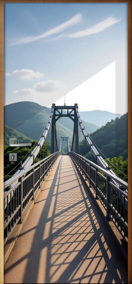 Adesivo de Porta Pontes