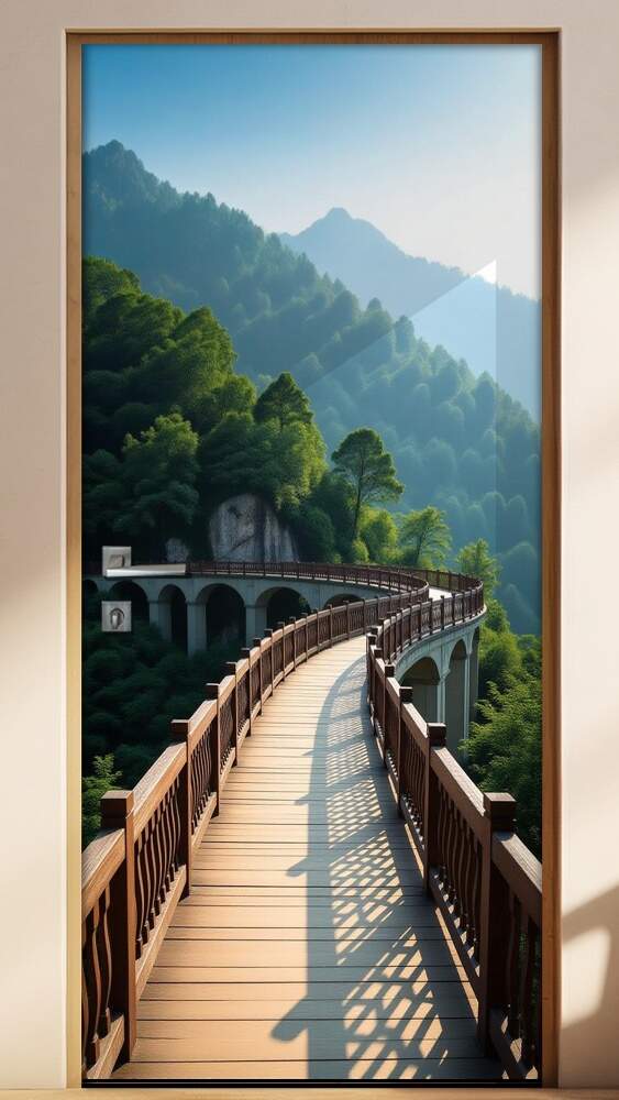 Adesivo de Porta Pontes