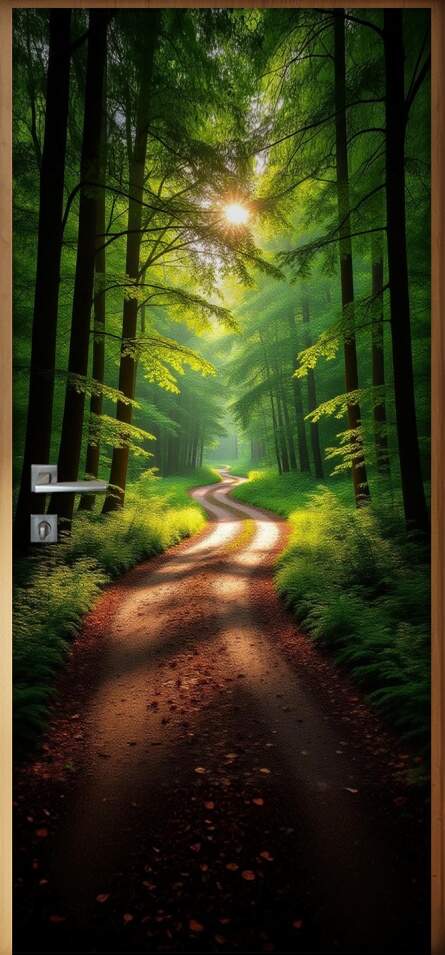 Adesivo de Porta Trilhas