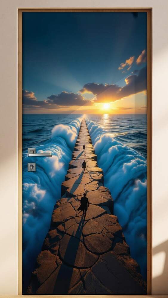 Adesivo de Porta Caminho de Mois�s