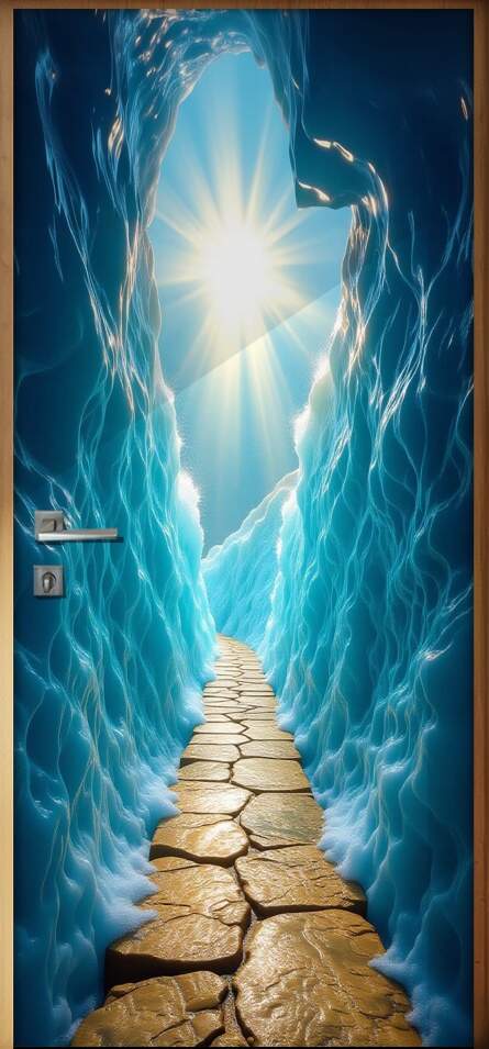 Adesivo de Porta Caminho de Mois�s