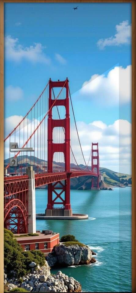 Adesivo de Porta Golden Gate Bridge