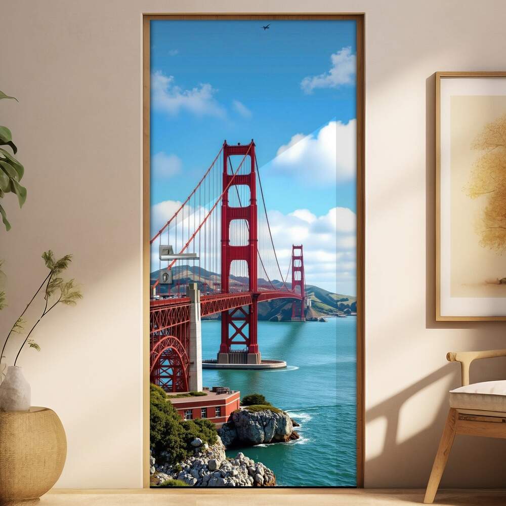 Adesivo de Porta Golden Gate Bridge