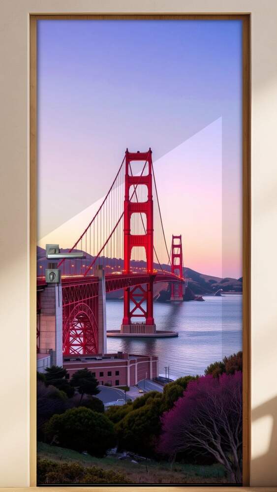 Adesivo de Porta Golden Gate Bridge