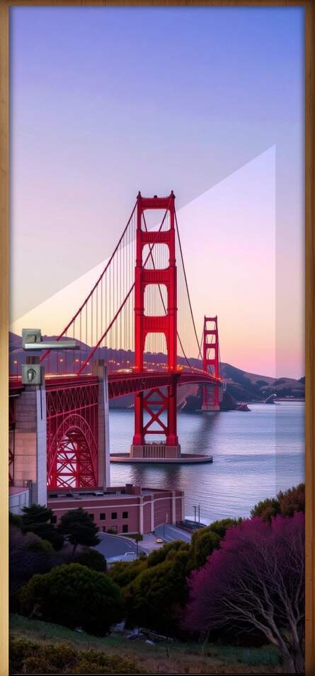 Adesivo de Porta Golden Gate Bridge