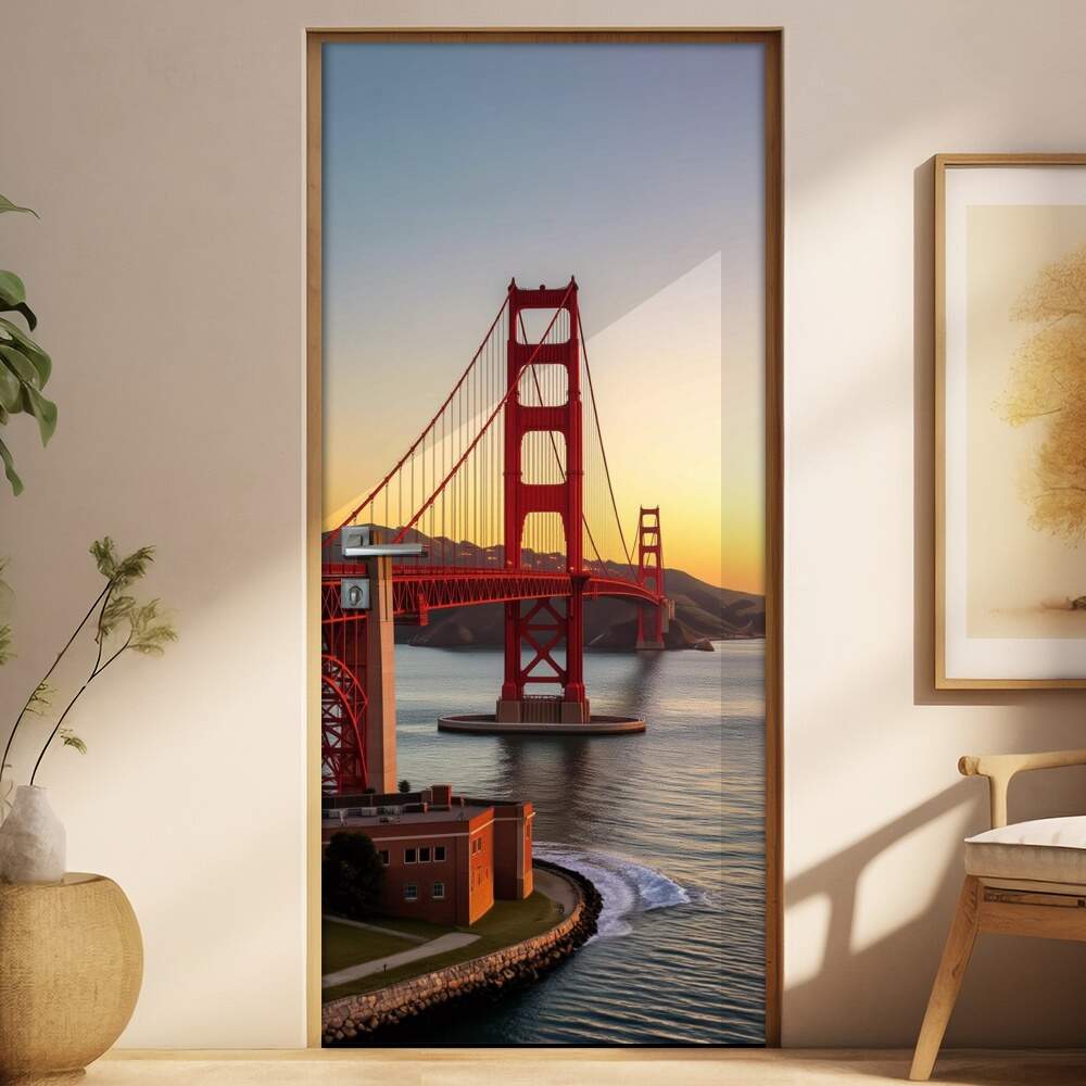 Adesivo de Porta Golden Gate Bridge