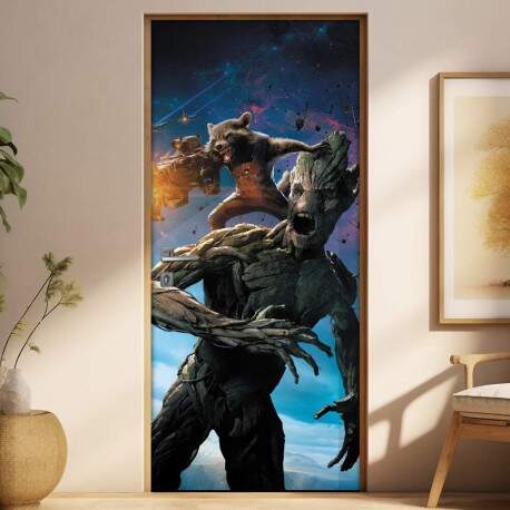 Adesivo para Porta Filmes Guardies da Galxia