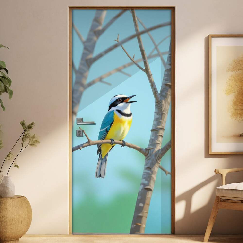 Adesivo de Porta Bem-te-vi