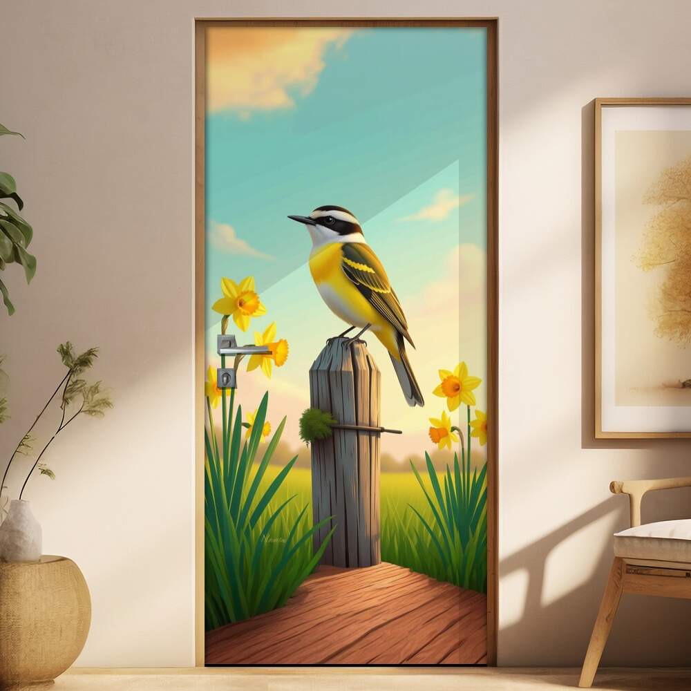 Adesivo de Porta Bem-te-vi