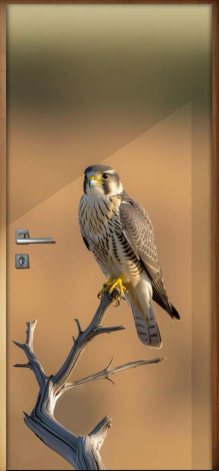 Adesivo de Porta falc�o