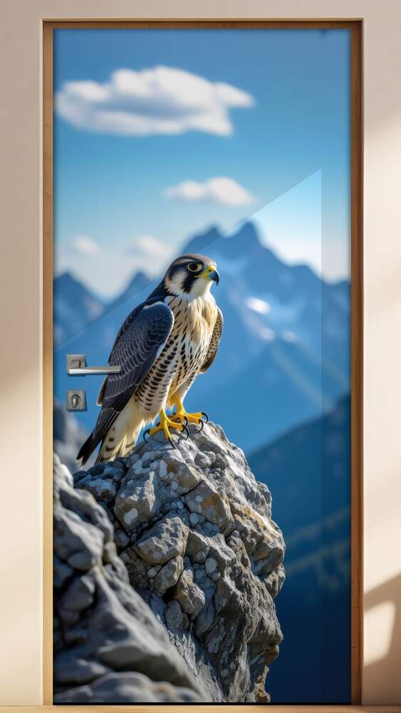 Adesivo de Porta falc�o