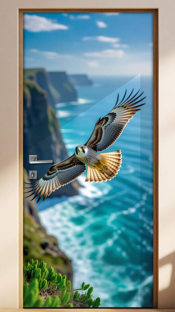 Adesivo de Porta falc�o