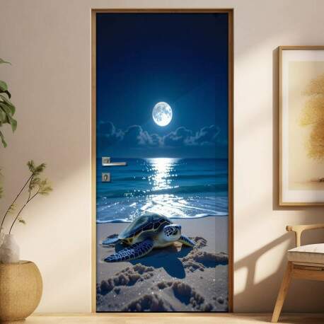 Adesivo de Porta Tartarugas Marinhas