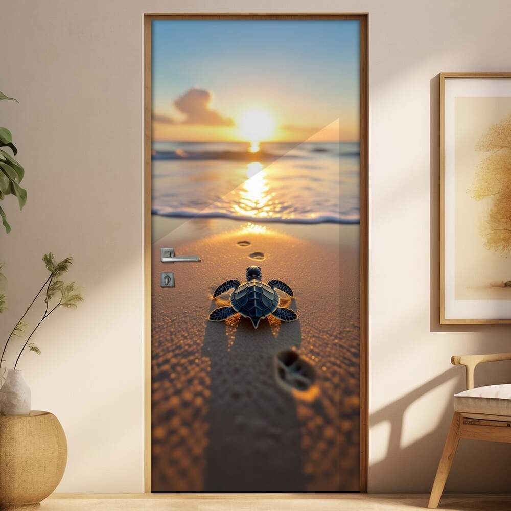 Adesivo de Porta Tartarugas Marinhas