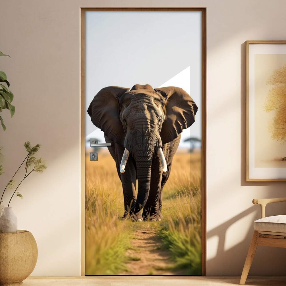 Adesivo de Porta Elefante