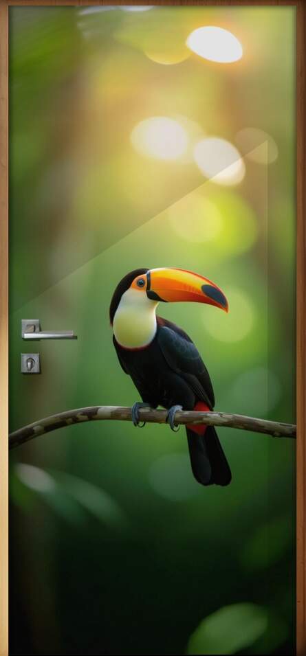 Adesivo de Porta Tucano