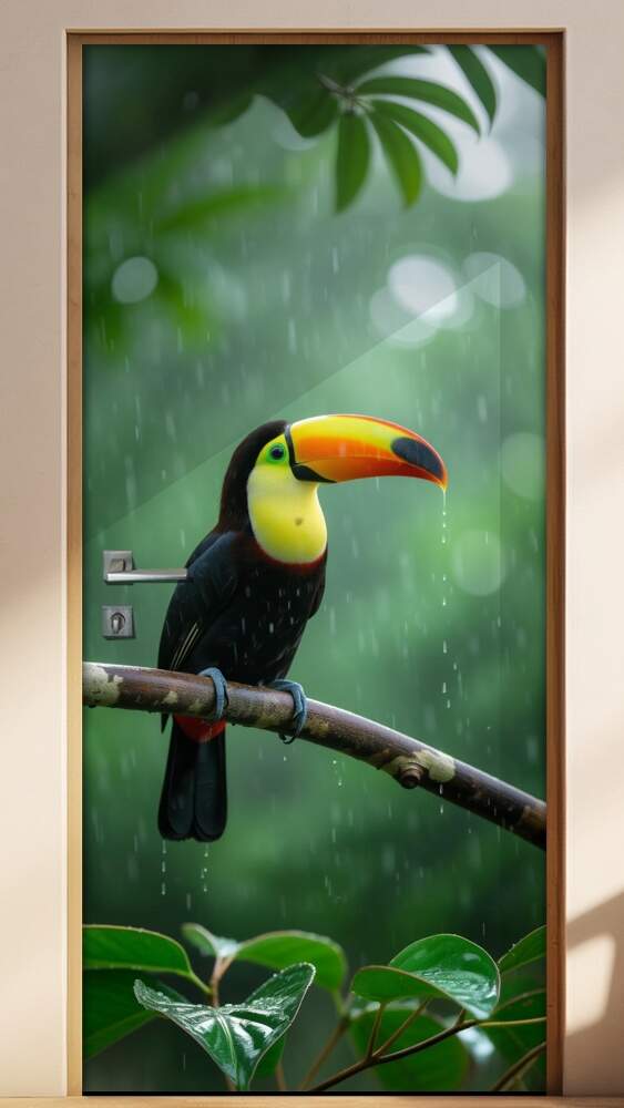 Adesivo de Porta Tucano