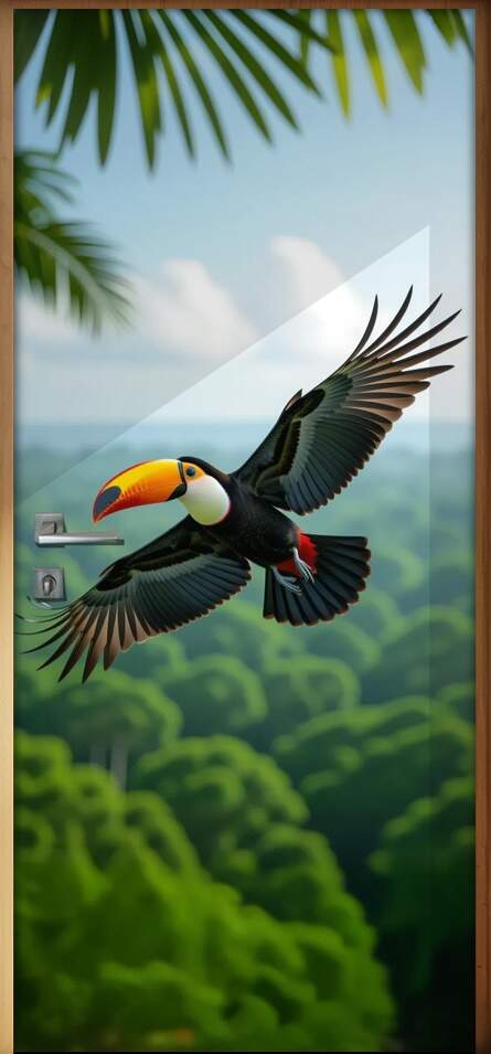 Adesivo de Porta Tucano