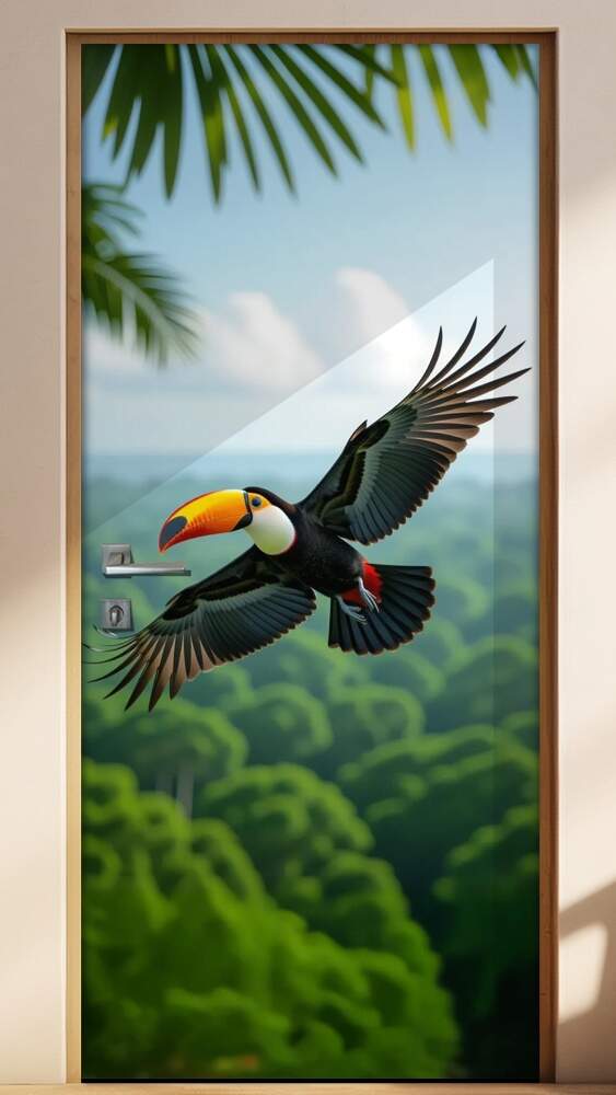 Adesivo de Porta Tucano