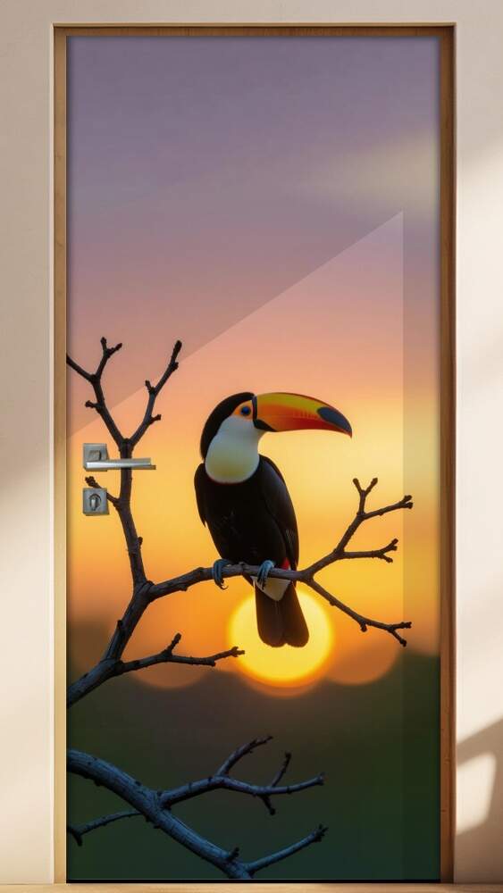 Adesivo de Porta Tucano