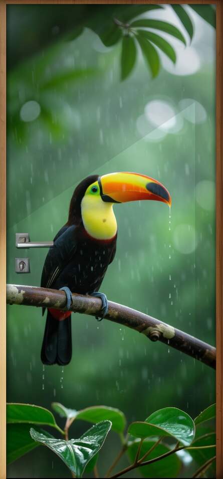 Adesivo de Porta Tucano