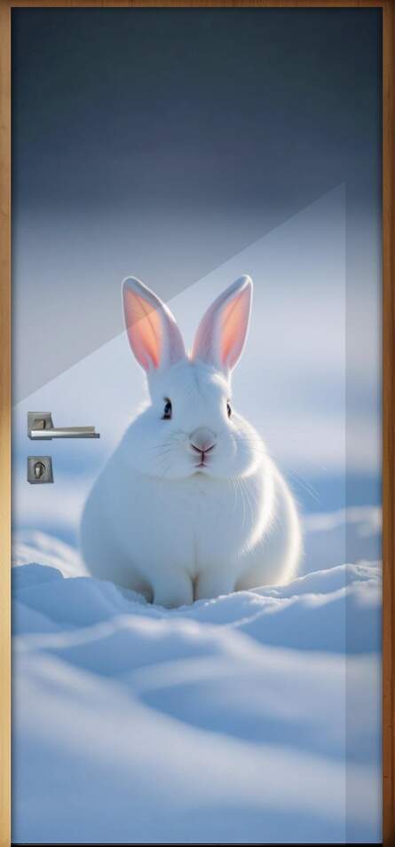 Adesivo de Porta Coelho