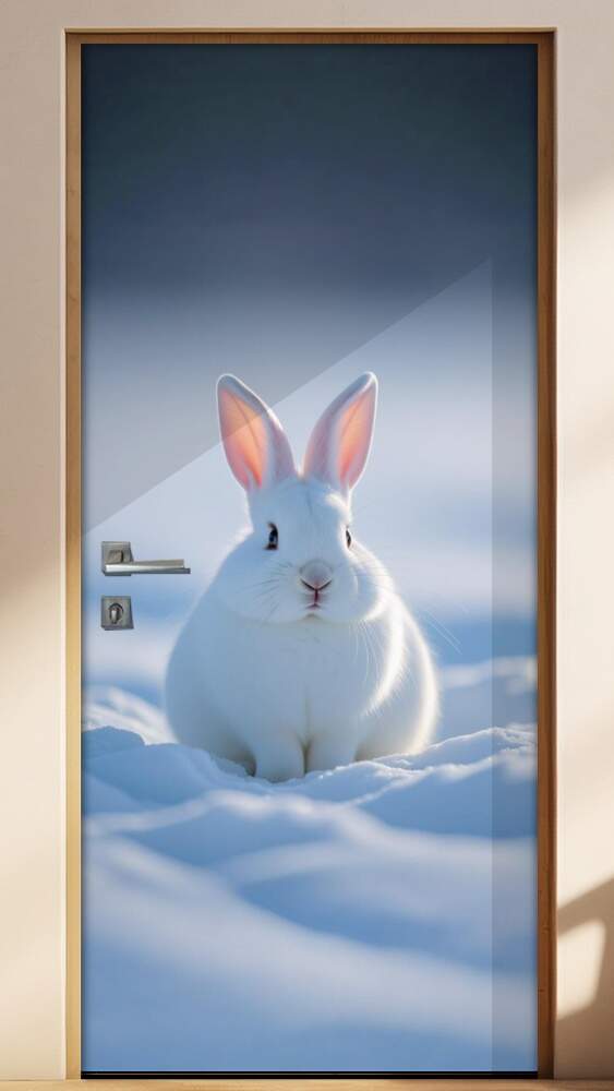 Adesivo de Porta Coelho