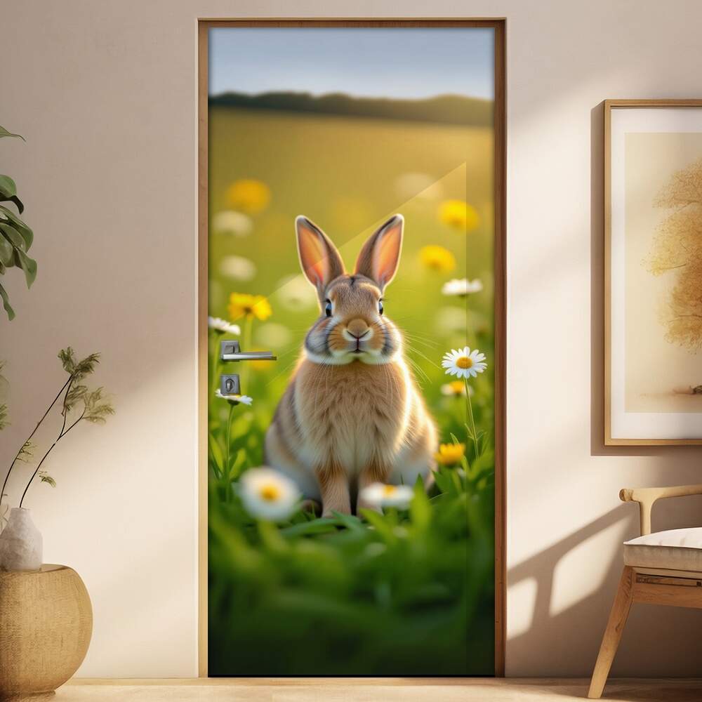 Adesivo de Porta Coelho