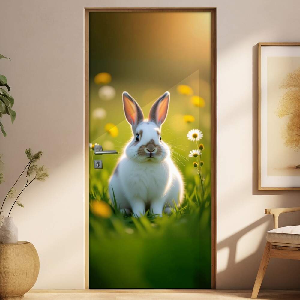 Adesivo de Porta Coelho