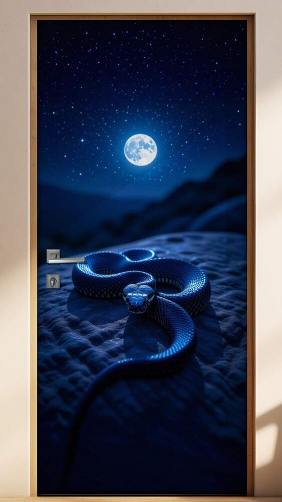 Adesivo de Porta Serpente