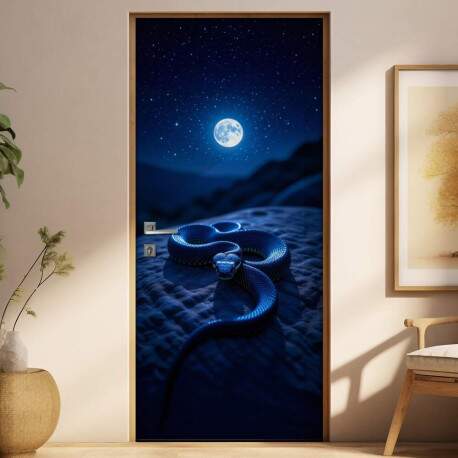 Adesivo de Porta Serpente