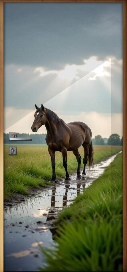 Adesivo de Porta Cavalo