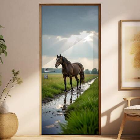Adesivo de Porta Cavalo