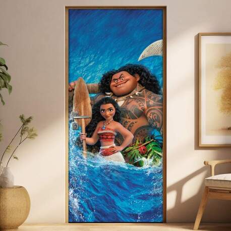 Adesivo para Porta Infantil Moana 3