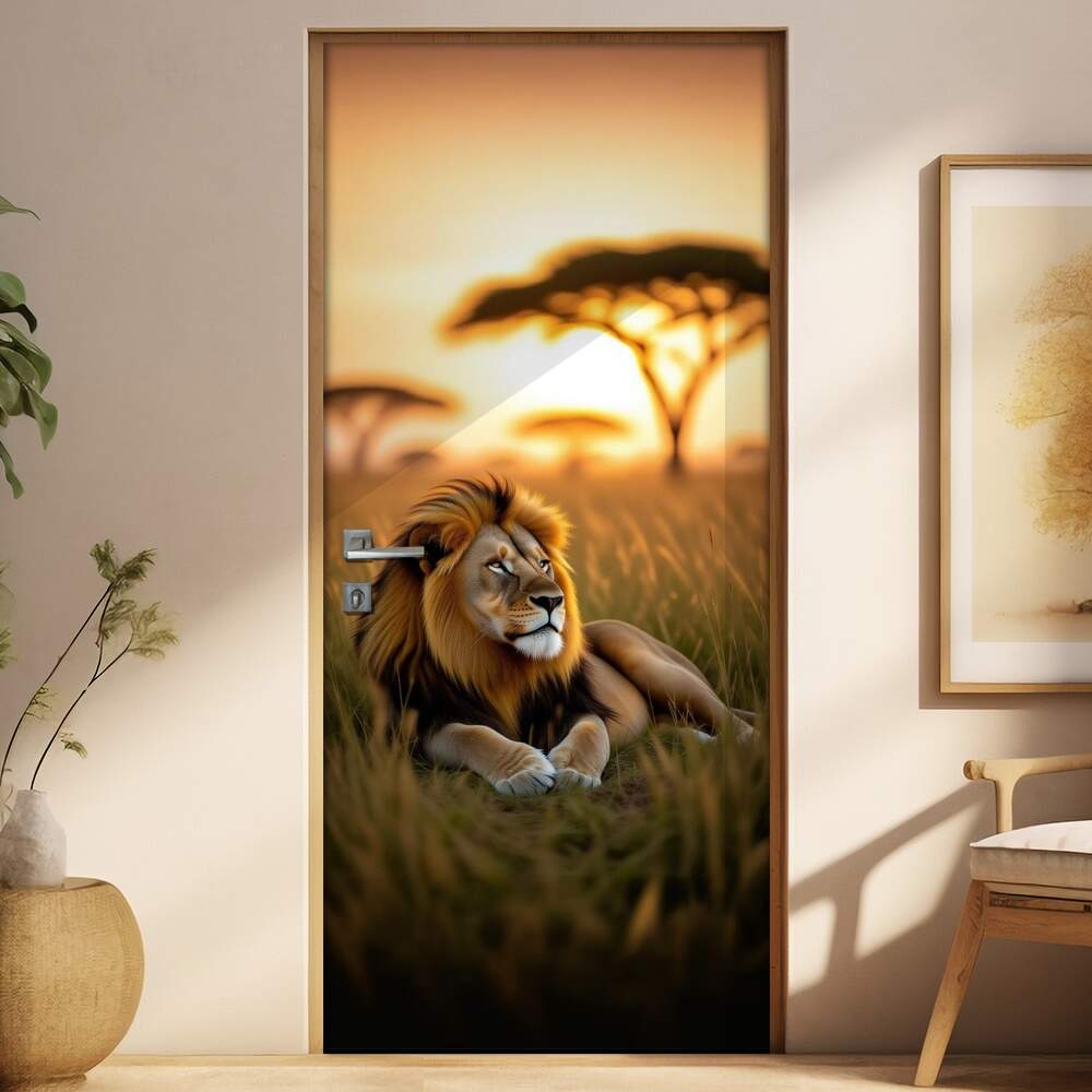 Adesivo de Porta Leo