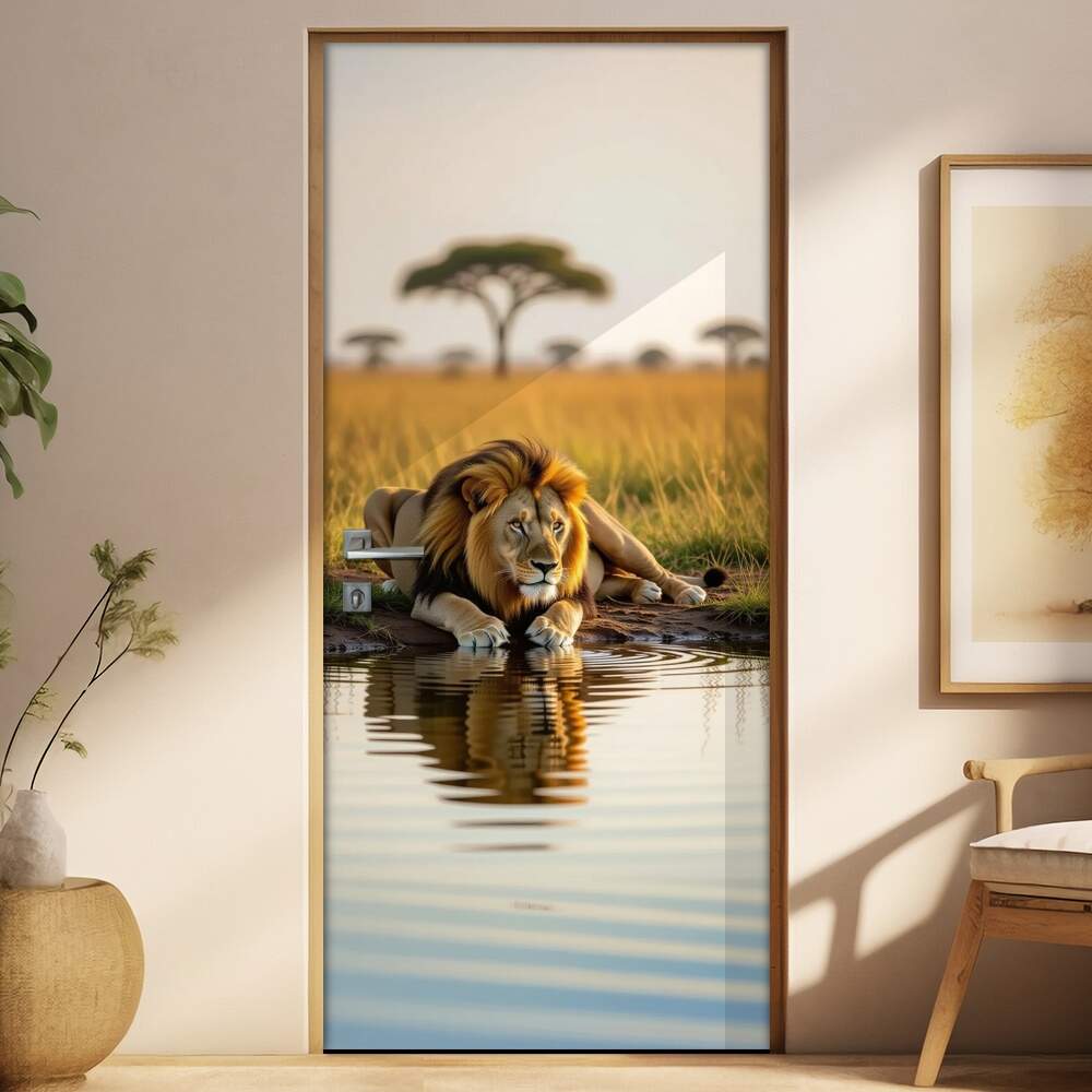 Adesivo de Porta Leo