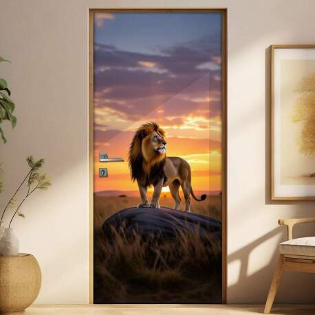 Adesivo de Porta Leo