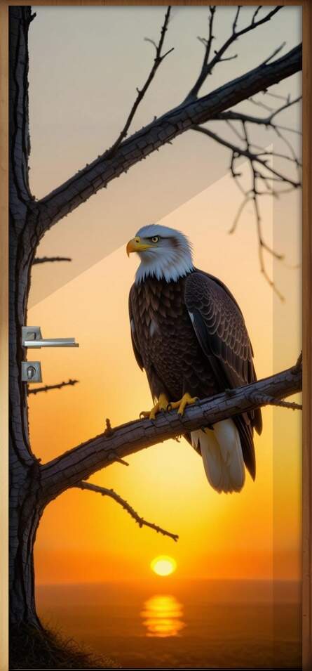 Adesivo de Porta �guia