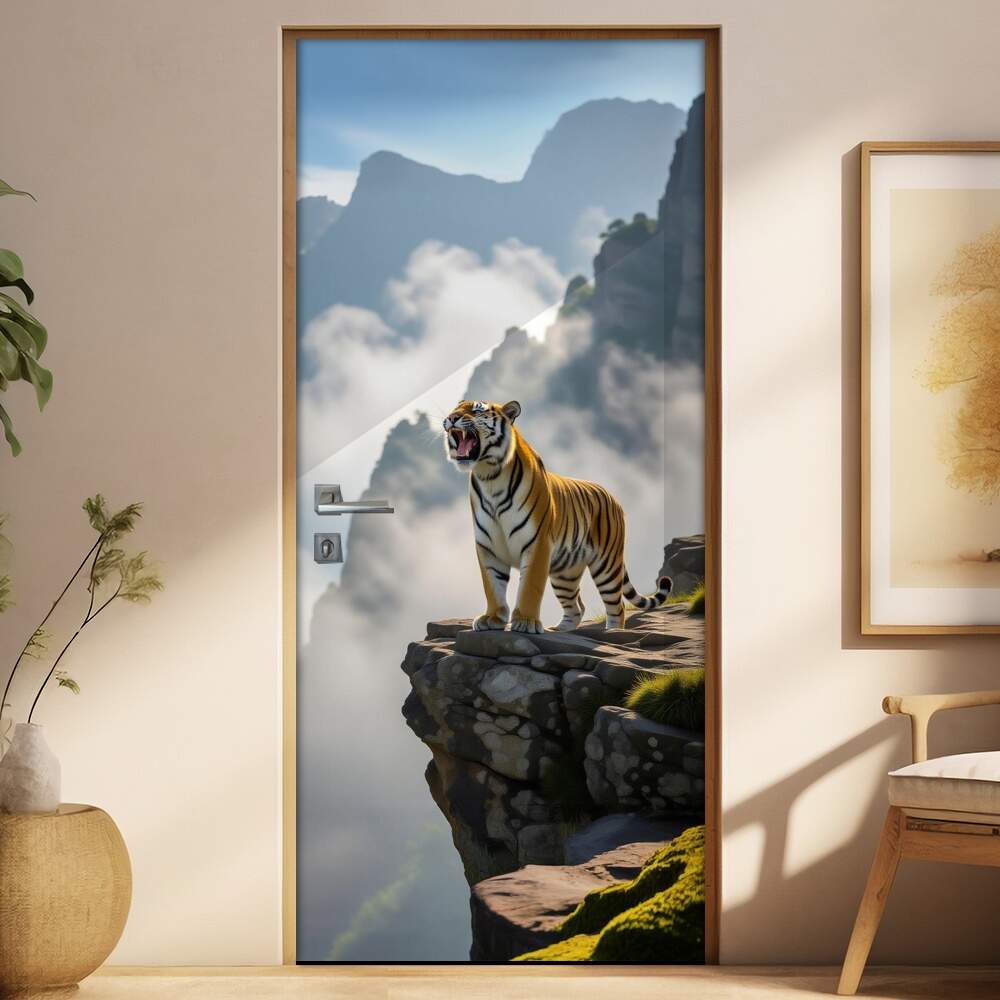 Adesivo de Porta Tigre