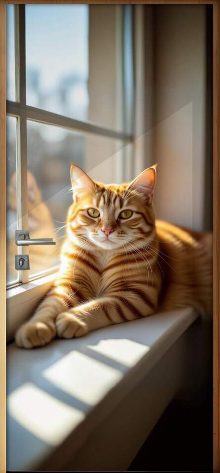 Adesivo de Porta Gatos