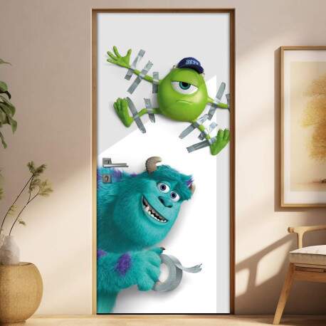 Adesivo para Porta Infantil Monstros S A