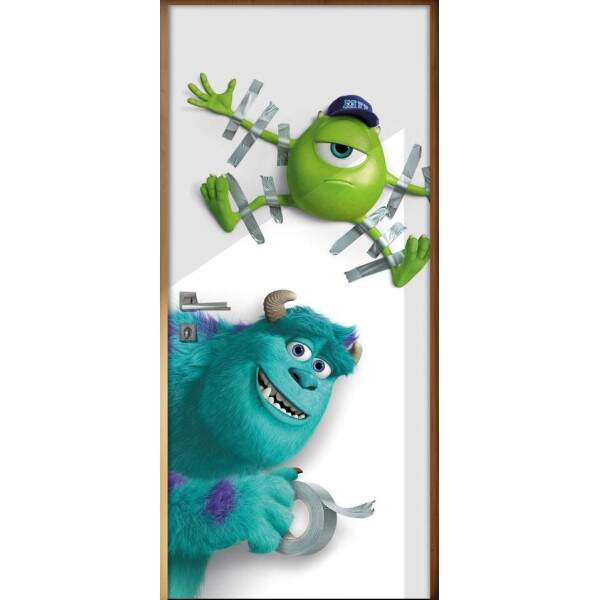 Adesivo para Porta Infantil Monstros S A