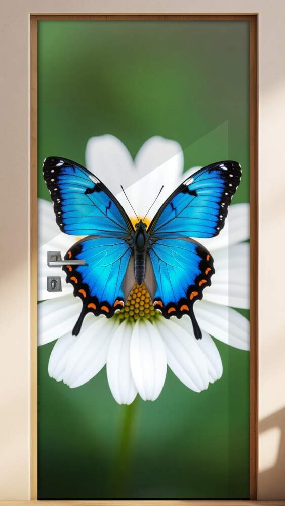Adesivo de Porta Borboletas