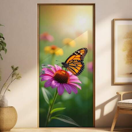 Adesivo de Porta Borboletas
