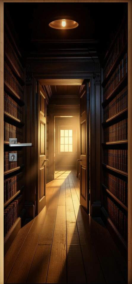 Adesivo de Porta Passagens secretas