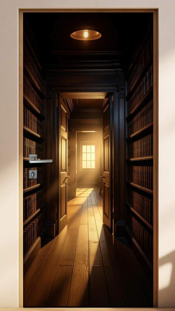 Adesivo de Porta Passagens secretas